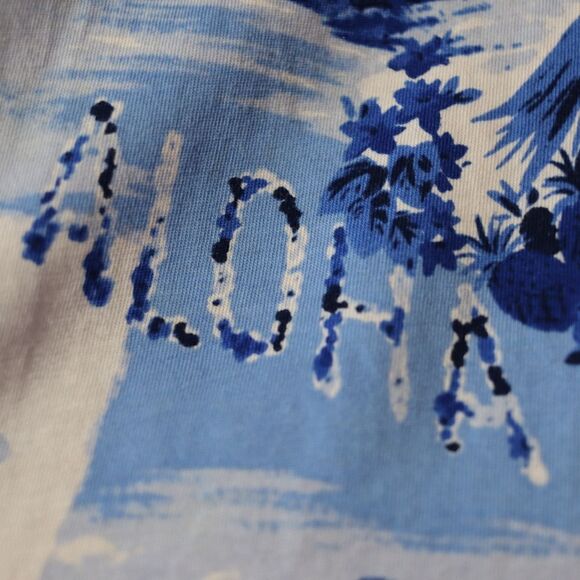 Polo Ralph Lauren Vintage Hawaiian Print Hoodie Medium Tropical Graphic - Picture 6 of 14